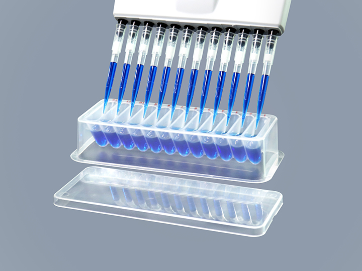 12通道設(shè)計(jì)，每通道容積3mL，便于連續(xù)稀釋或不同液體的同時(shí)移取操作