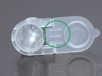 獨(dú)特管蓋設(shè)計(jì)，易于翻蓋，降低污染風(fēng)險(xiǎn)