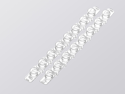 聯(lián)蓋首尾不同標識， 方便識別方向