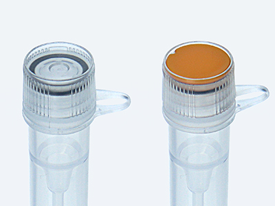 凹蓋結(jié)構(gòu)可安裝多色壓片， 8種顏色可選，為樣品標(biāo)識(shí)提供更多選擇