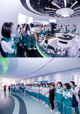 校企聯(lián)合丨廣州開元學(xué)?？破昭袑W(xué)團參觀潔特生物！