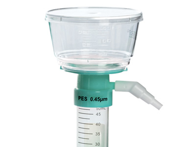 50mm直徑膜，外置抽真空接口，可直接過濾至50mL離心管中，減少不必要的移液步驟