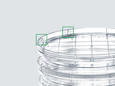皿外環(huán)多條加強(qiáng)筋與加固環(huán)設(shè)計(jì) ，有效增加皿體強(qiáng)度，防止側(cè)壓變形